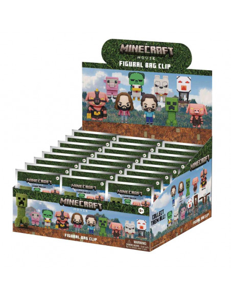 MINECRAFT MOVIE S.1 3D BAG CLIP SIAP (24