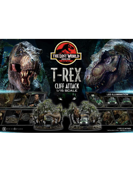 JP LOST WORLD T-REX CLIFF ATTACK BONUS