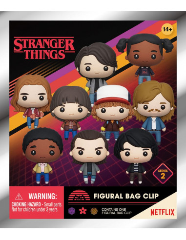 Stranger Things 3D PVC Bag Clips  Series 2 Display (24)