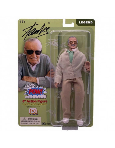 Marvel Action Figure Clothed Stan Lee 20 cm Mego Legend Retro Style con Vestiti
