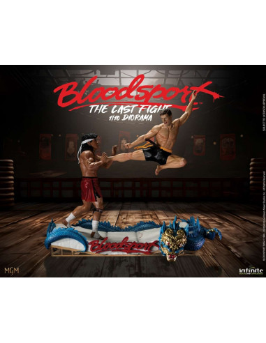 Bloodsport The Last Fight Van Damme V Bolo Chong Li Diorama Infinite Statue JCVD