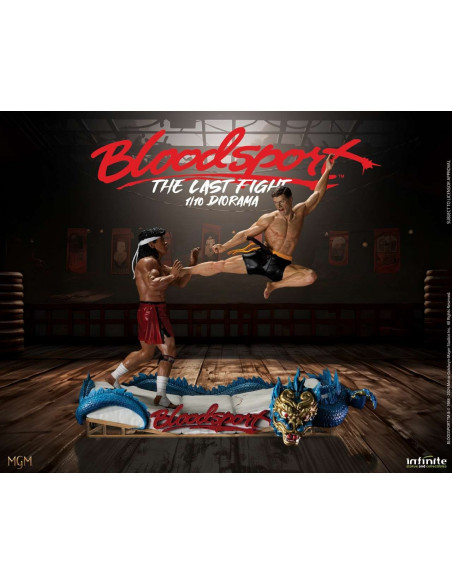 Bloodsport The Last Fight Van Damme V Bolo Chong Li Diorama Infinite Statue JCVD