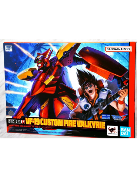 MACROSS Big west Hi-Metal R VF-19 Kai Fire Robot Valkyrie Bandai Namco Tamashii