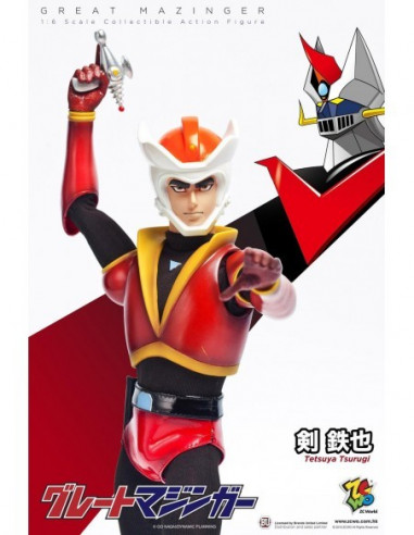 GREAT MAZINGER Grande Mazinga Tetsuya Tsurugi 30cm 1/6 Action Figure ZC WORLD