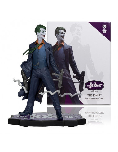 The Joker Purple Craze Gabriele Dell'Otto Statue Dc Batman Comics Mcfarlane Toys