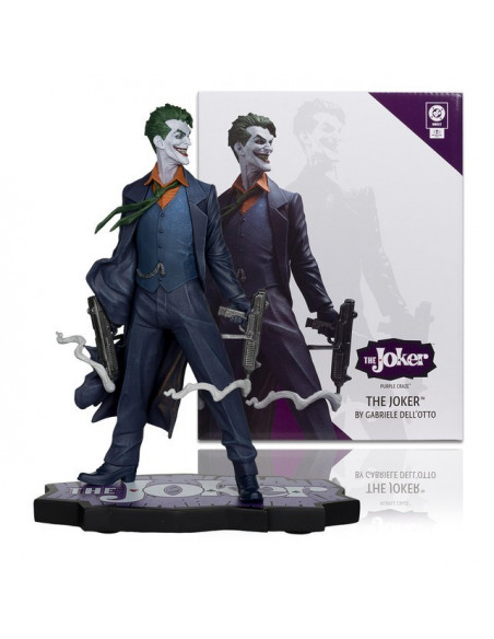The Joker Purple Craze Gabriele Dell'Otto Statue Dc Batman Comics Mcfarlane Toys