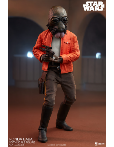 STAR WARS EP. IV Ponda Baba Action Figure 1/6 in Brown Box Sideshow Item 100488