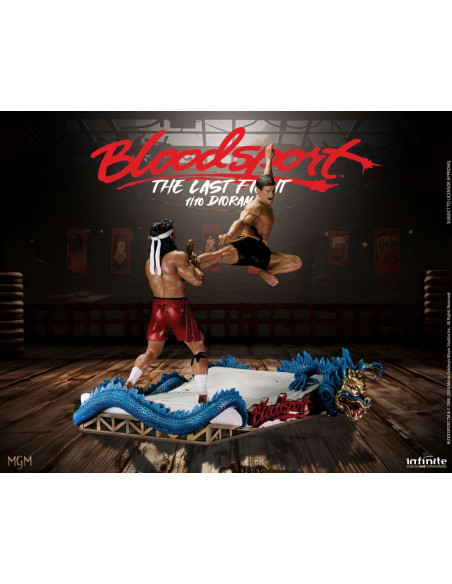 Bloodsport The Last Fight Van Damme V Bolo Chong Li Diorama Infinite Statue JCVD