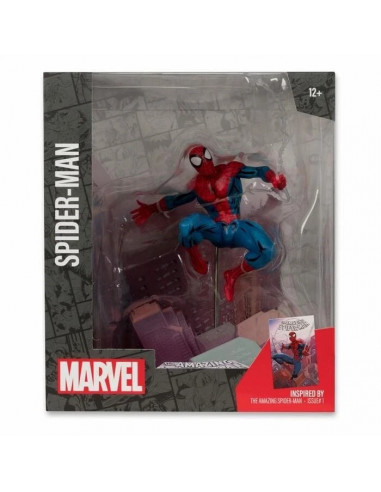 MARVEL The Amazing Spider-Man Issue- 1 Statue + art card 1/10 McFarlane Toys