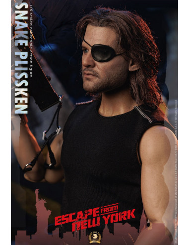 Escape from New York Kurt Russell Snake Plissken Real Hair Ver. Asmus Sideshow