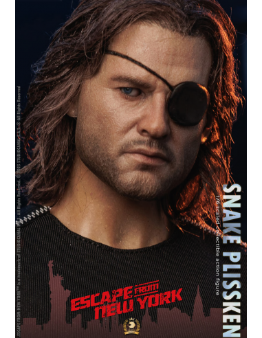 Escape from New York Kurt Russell Snake Plissken Real Hair Ver. Asmus Sideshow