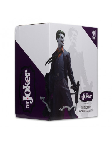 The Joker Purple Craze Gabriele Dell'Otto Statue Dc Batman Comics Mcfarlane Toys