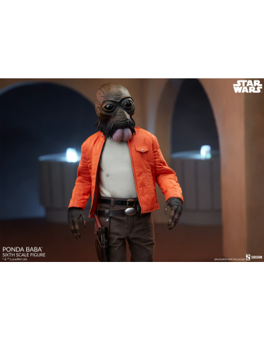 STAR WARS EP. IV Ponda Baba Action Figure 1/6 in Brown Box Sideshow Item 100488