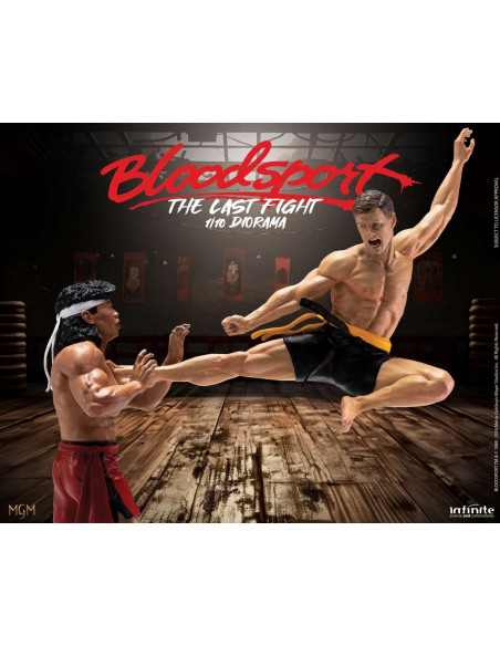 Bloodsport The Last Fight Van Damme V Bolo Chong Li Diorama Infinite Statue JCVD
