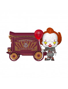 It-Welcome to Derry POP! Town Vinyl Figure Pennywise & Wagon 9 cm