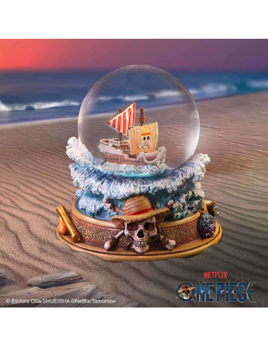 OP GOING MERRY SNOW GLOBE