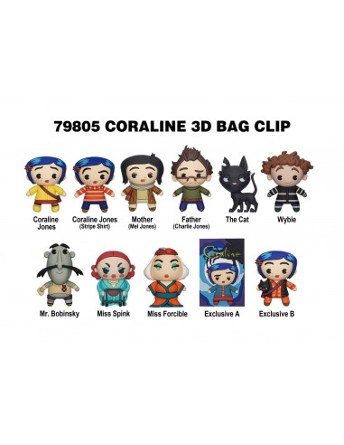 CORALINE SERIES1 BAG CLIP BLIND DISP (24