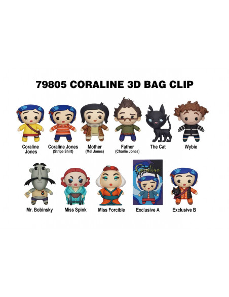 CORALINE SERIES1 BAG CLIP BLIND DISP (24