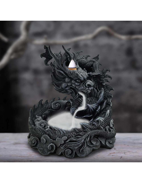 ASIAN DRAGON BACKFLOW INCENSE BURNER