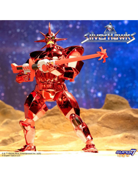 SilverHawks Ultimates Action Figure Mon*Star Metallic Vac Metal 18 cm