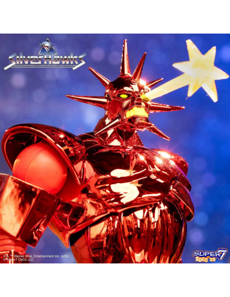 SilverHawks Ultimates Action Figure Mon*Star Metallic Vac Metal 18 cm