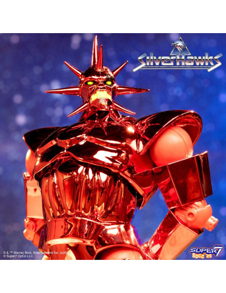 SilverHawks Ultimates Action Figure Mon*Star Metallic Vac Metal 18 cm