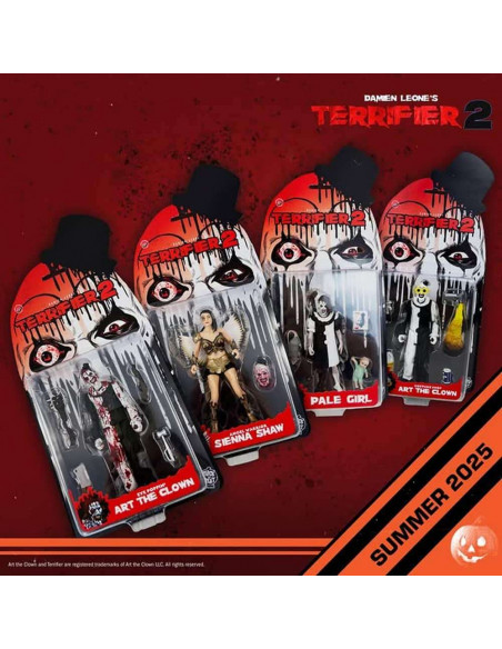 TERRIFIER 2 ACTION FIGURE SET (4)