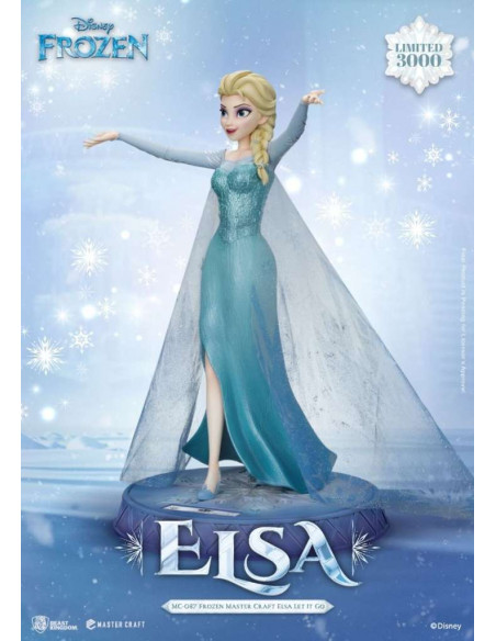 FROZEN ELSA LET IT GO MASTERCRAFT STATUE