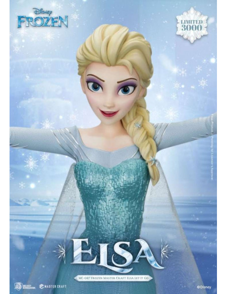 FROZEN ELSA LET IT GO MASTERCRAFT STATUE