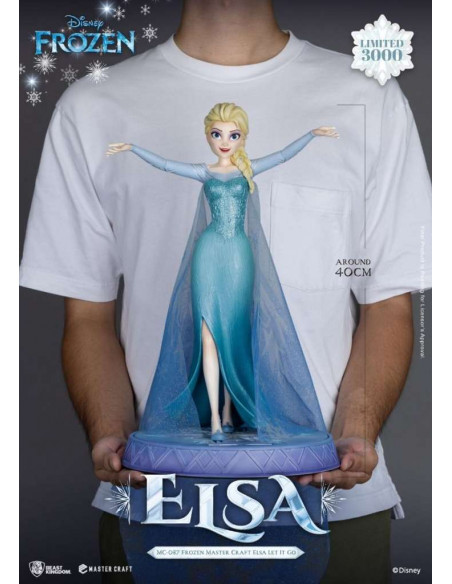 FROZEN ELSA LET IT GO MASTERCRAFT STATUE