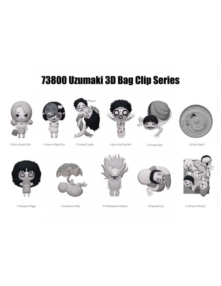 UZUMAKI S2 BAG CLIP BLIND BOXDISPLAY(24)