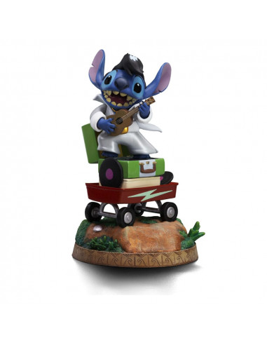 Lilo & Stitch Art Scale Statue 1/10 Stitch King of Rock 17 cm