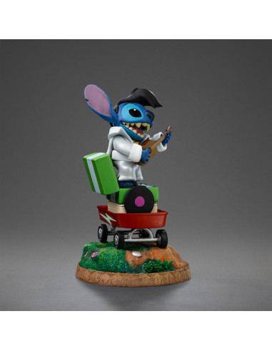 Lilo & Stitch Art Scale Statue 1/10 Stitch King of Rock 17 cm
