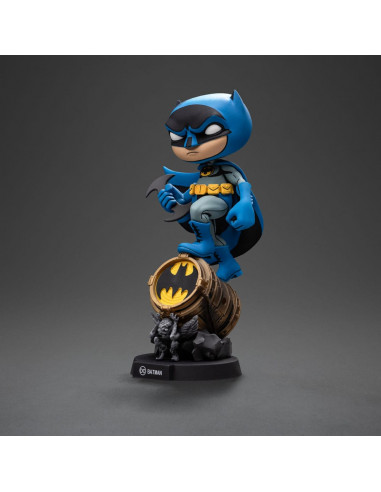 Batman Mini Co. PVC Figure Batman on Bat-Signal (Blue Variant) 15 cm