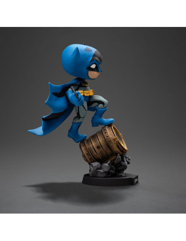 Batman Mini Co. PVC Figure Batman on Bat-Signal (Blue Variant) 15 cm