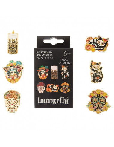 Loungefly Enamel Pins Blind Box Dia de los Muertos Assortment (12)