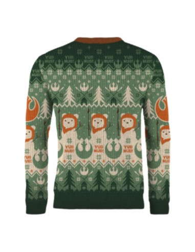Star Wars Christmas Sweater Ewok'n around the Christmas Tree  Size M