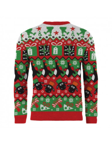 Wallace & Gromit Christmas Sweater Cracking Christmas Old Chum! Size S