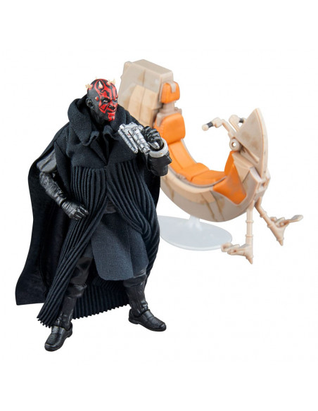 Star Wars Episode I Black Series Vehicle with Action Figure Darth Maul & Sith Speeder 25th Anniversary