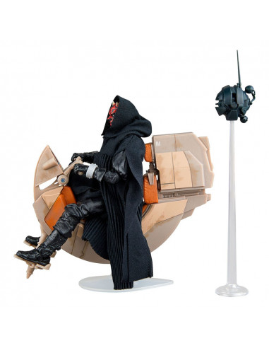 Star Wars Episode I Black Series Vehicle with Action Figure Darth Maul & Sith Speeder 25th Anniversary