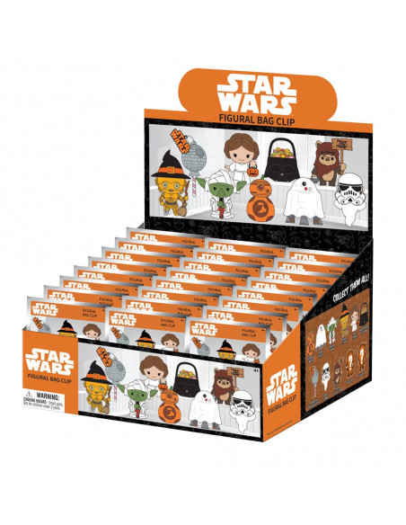 Star Wars 3D PVC Bag Clips Halloween Display (24)
