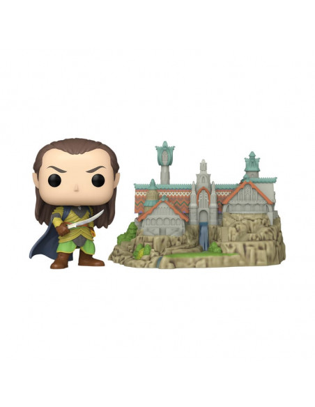 The Lord of the Rings POP! Town Vinyl Figure Elrond & Rivendell 9 cm
