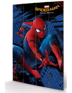 SPIDER-MAN HOMECOMING HANG WOOD PRINT