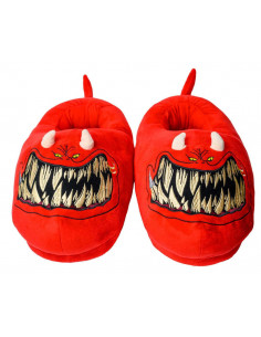 Warhammer 40,000 Slippers Red Squig Slippers (One Size) 2