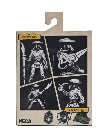 Teenage Mutant Ninja Turtles Action Figure Elite Foot Ninja Guard Black & White 18 cm