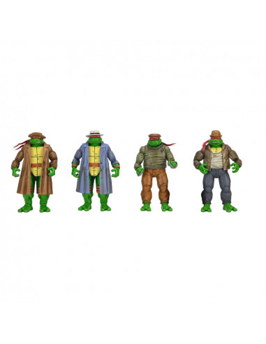 Teenage Mutant Ninja Turtles Action Figure 4 Pack Gangster Turtles 18 cm