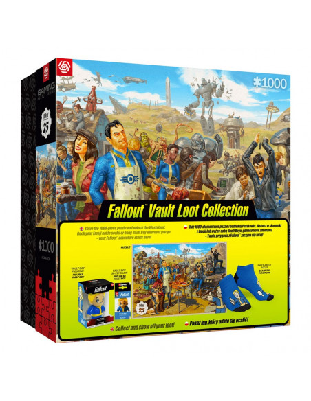 Fallout gift set Fallout Vault Loot Collection (Puzzle, socks, figurine & key ring)