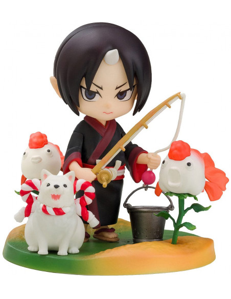 Hozuki no Reitetsu Hakotoniwa PVC Statue Hozuki & Shiro 11 cm