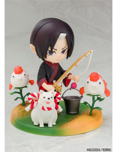 Hozuki no Reitetsu Hakotoniwa PVC Statue Hozuki & Shiro 11 cm
