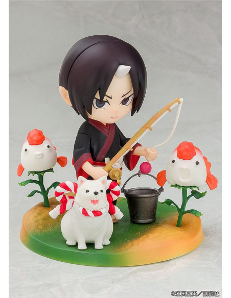 Hozuki no Reitetsu Hakotoniwa PVC Statue Hozuki & Shiro 11 cm